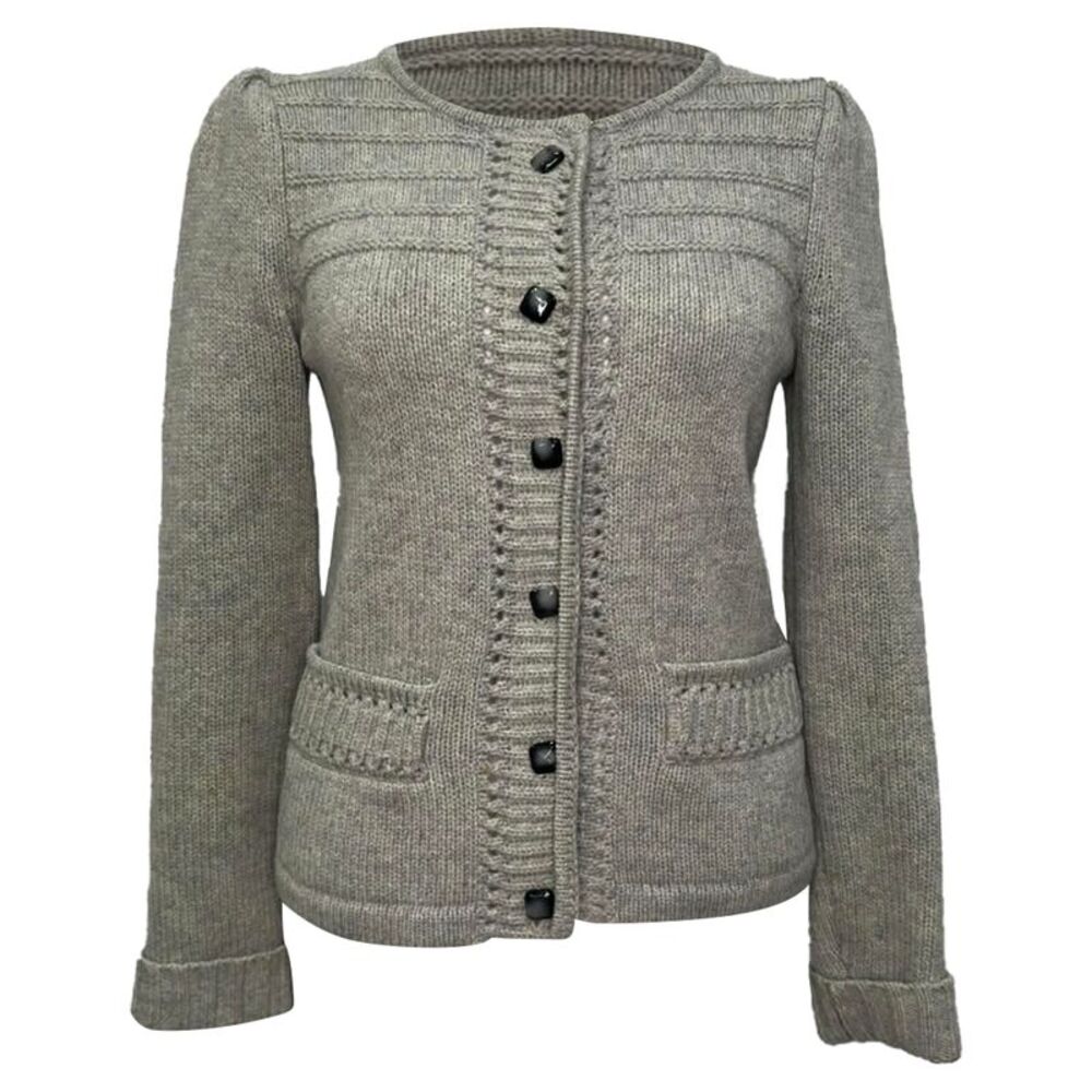 Marc by Marc Jacobs Button-Down Cardigan in Grey Wool